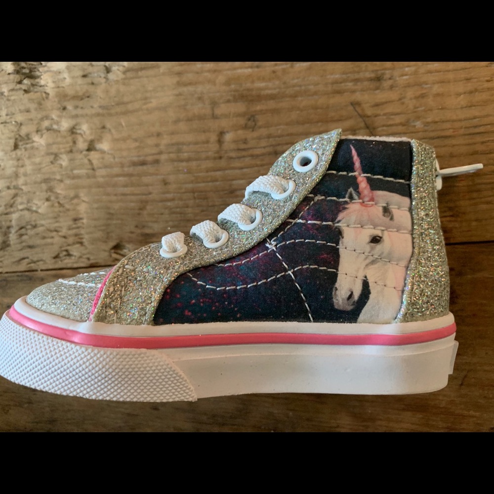 Unicorn Glitter Vans - Picture 2 of 4